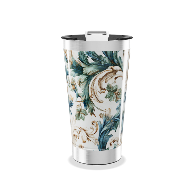 Copo Térmico - Com Estampa Floral