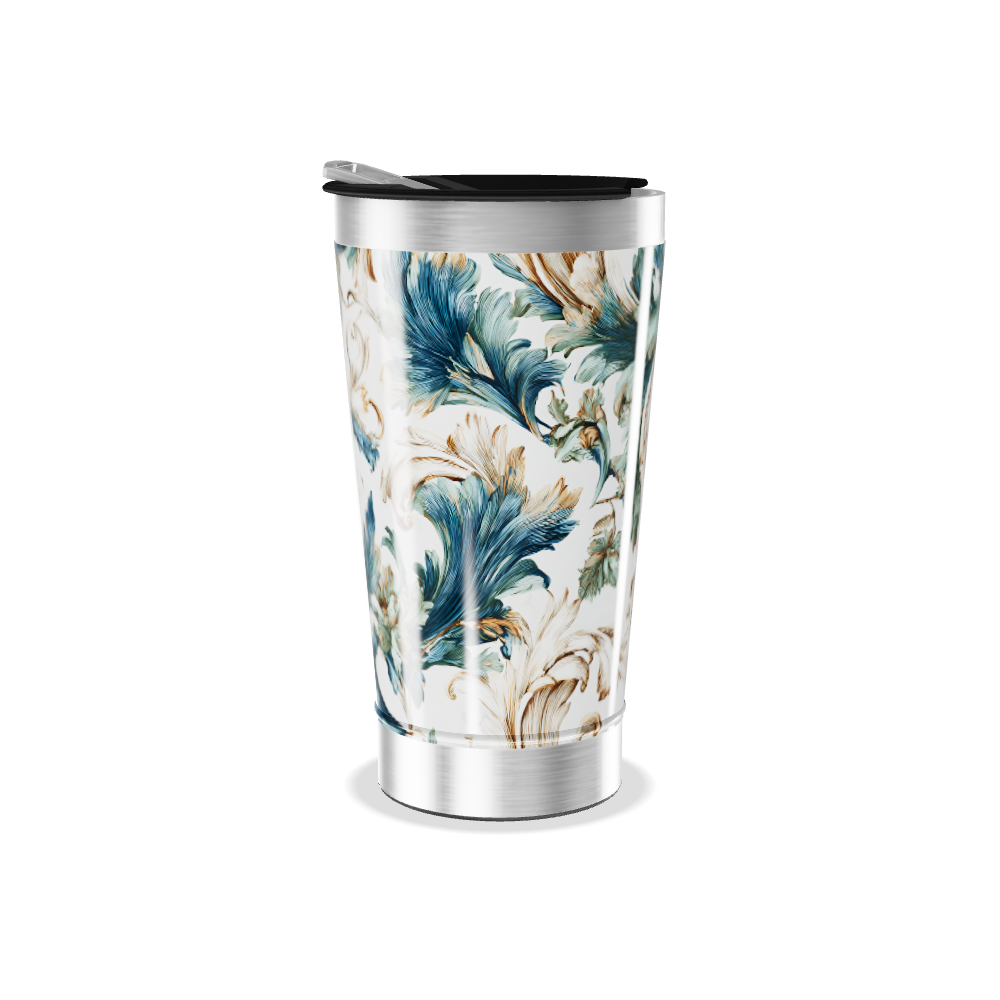 Copo Térmico - Com Estampa Floral
