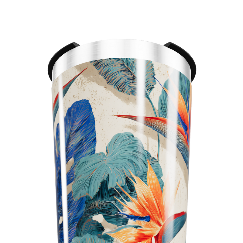 Copo Térmico - Floral Aço Inox