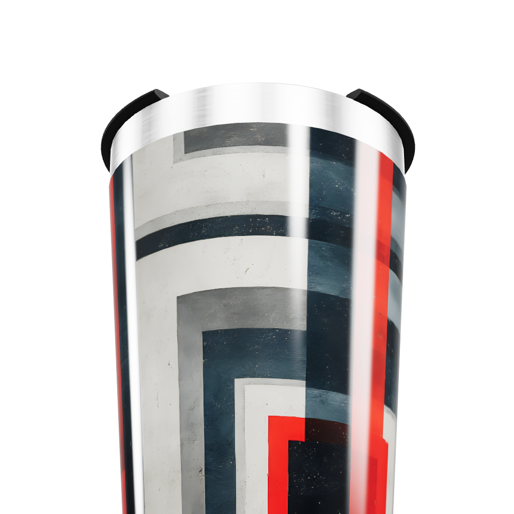 Copo Térmico - Design Geométrico Colorido