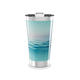 Copo Térmico - Oceano Azul Inox