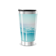Copo Térmico - Oceano Azul Inox
