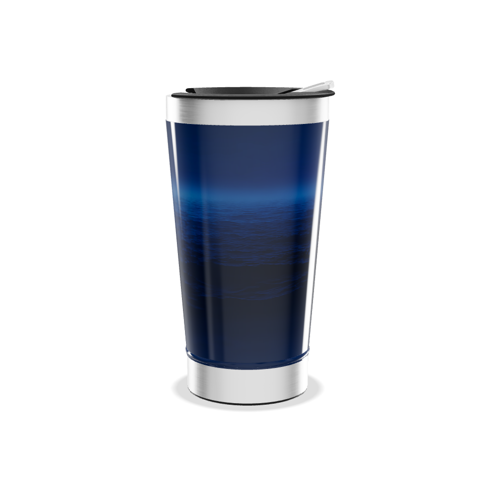 Copo Térmico - Azul Estampa Oceano