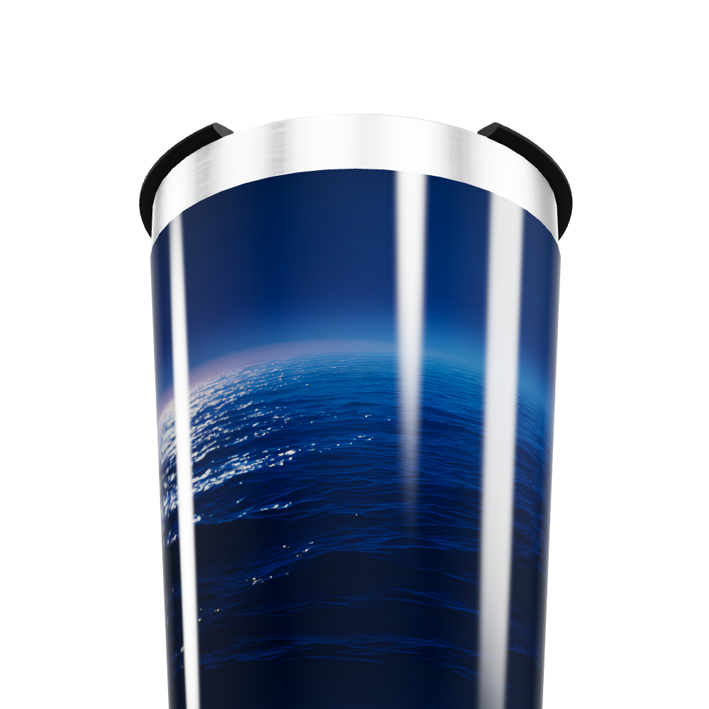 Copo Térmico - Azul Estampa Oceano