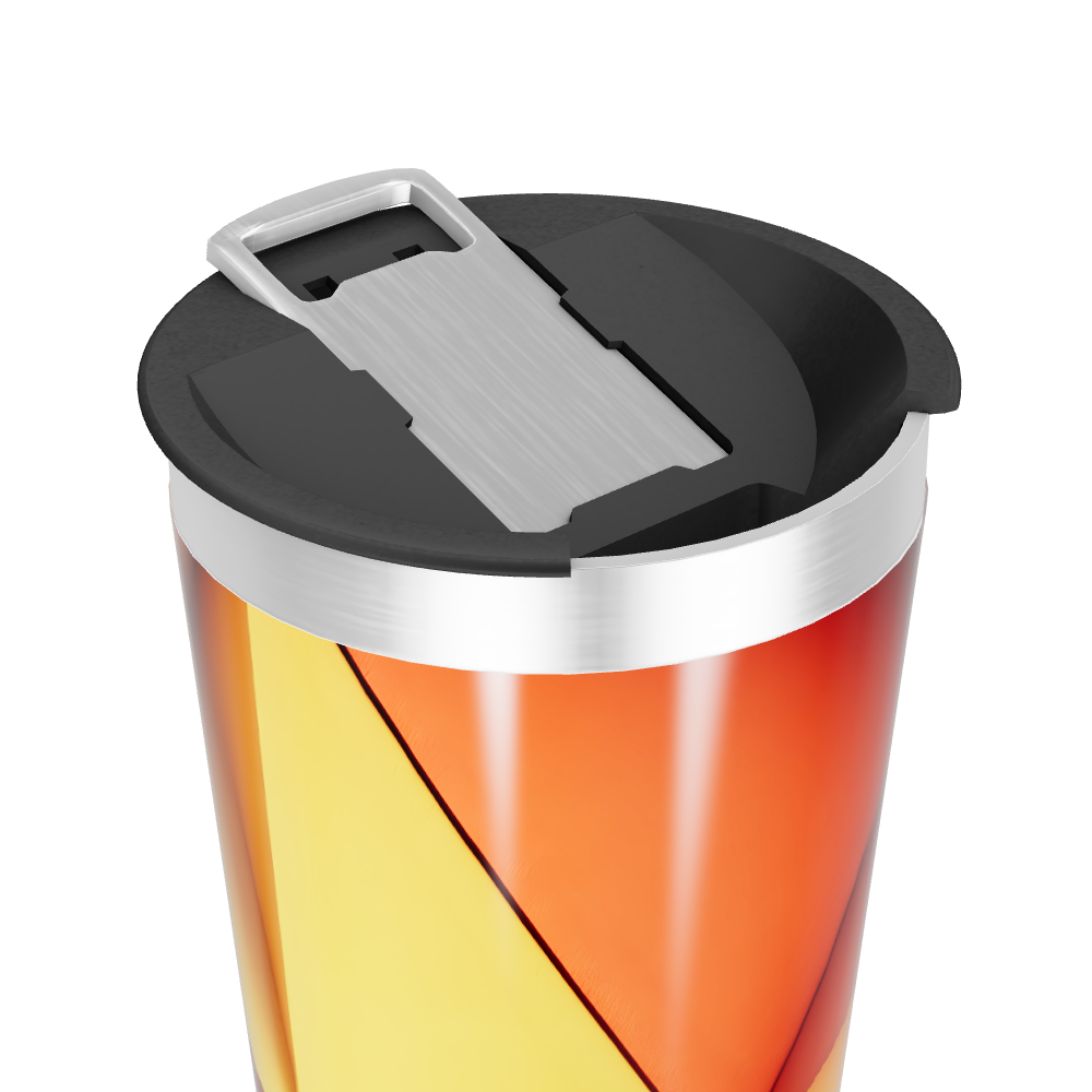 Copo Térmico - Estampa Geométrica Colorida