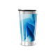 Copo Térmico - Azul Geométrico Aço Inox