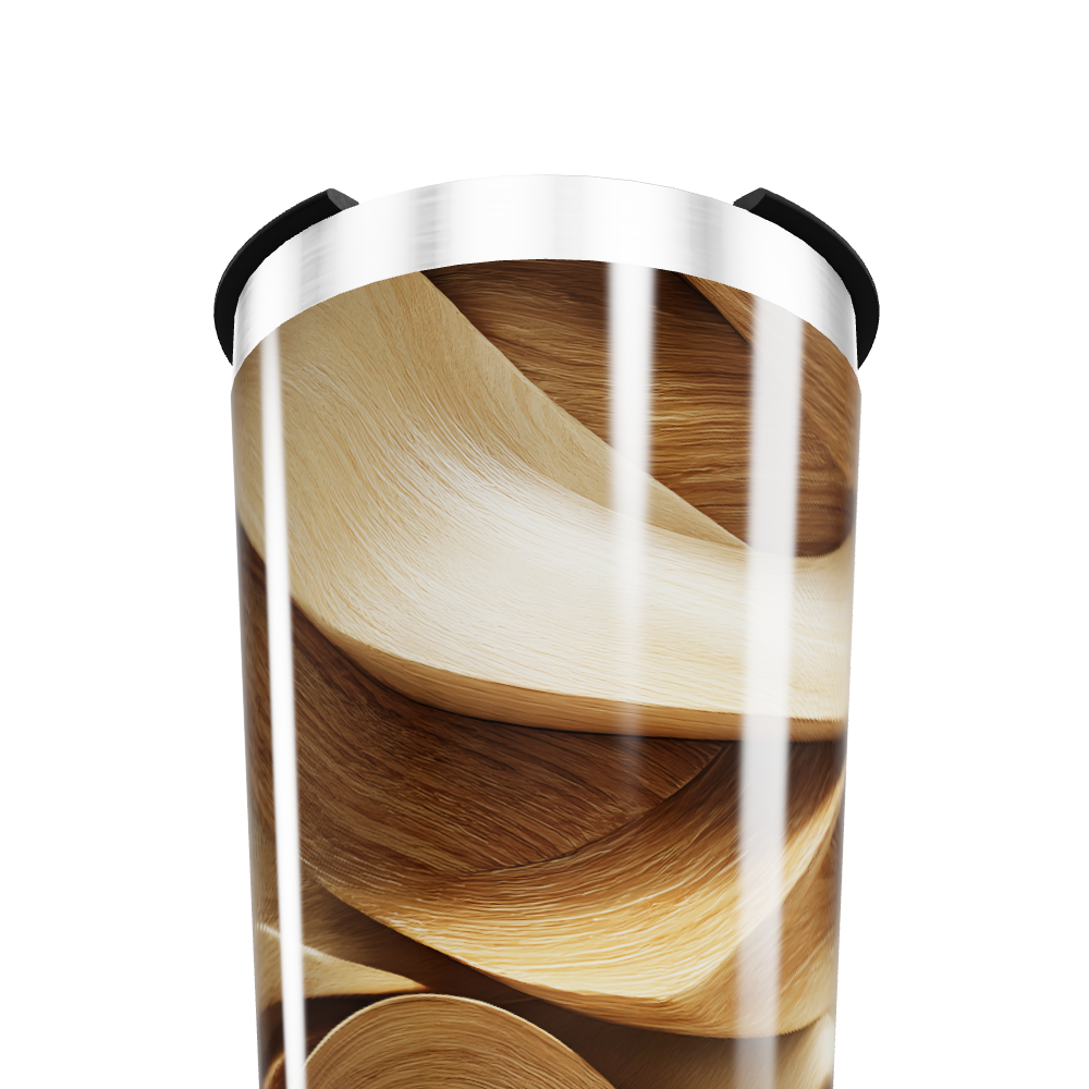 Copo Térmico - Estampa Madeira aço inox