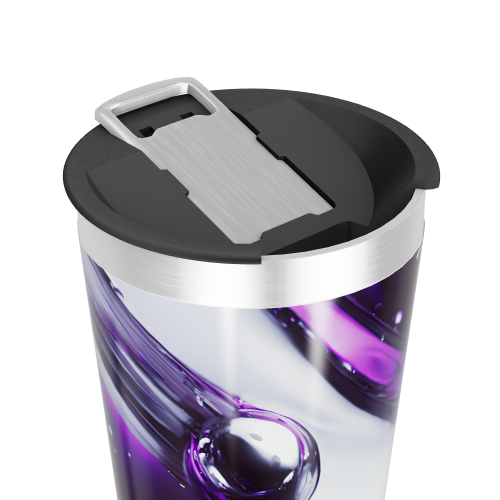 Copo Térmico - Roxo com Bolhas Inox