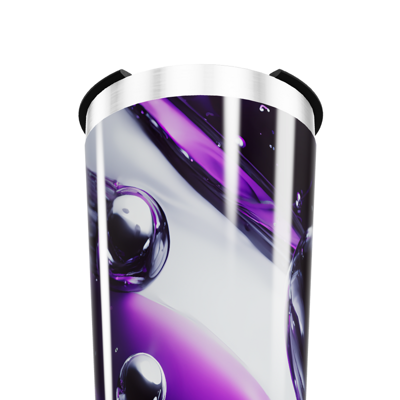 Copo Térmico - Roxo com Bolhas Inox