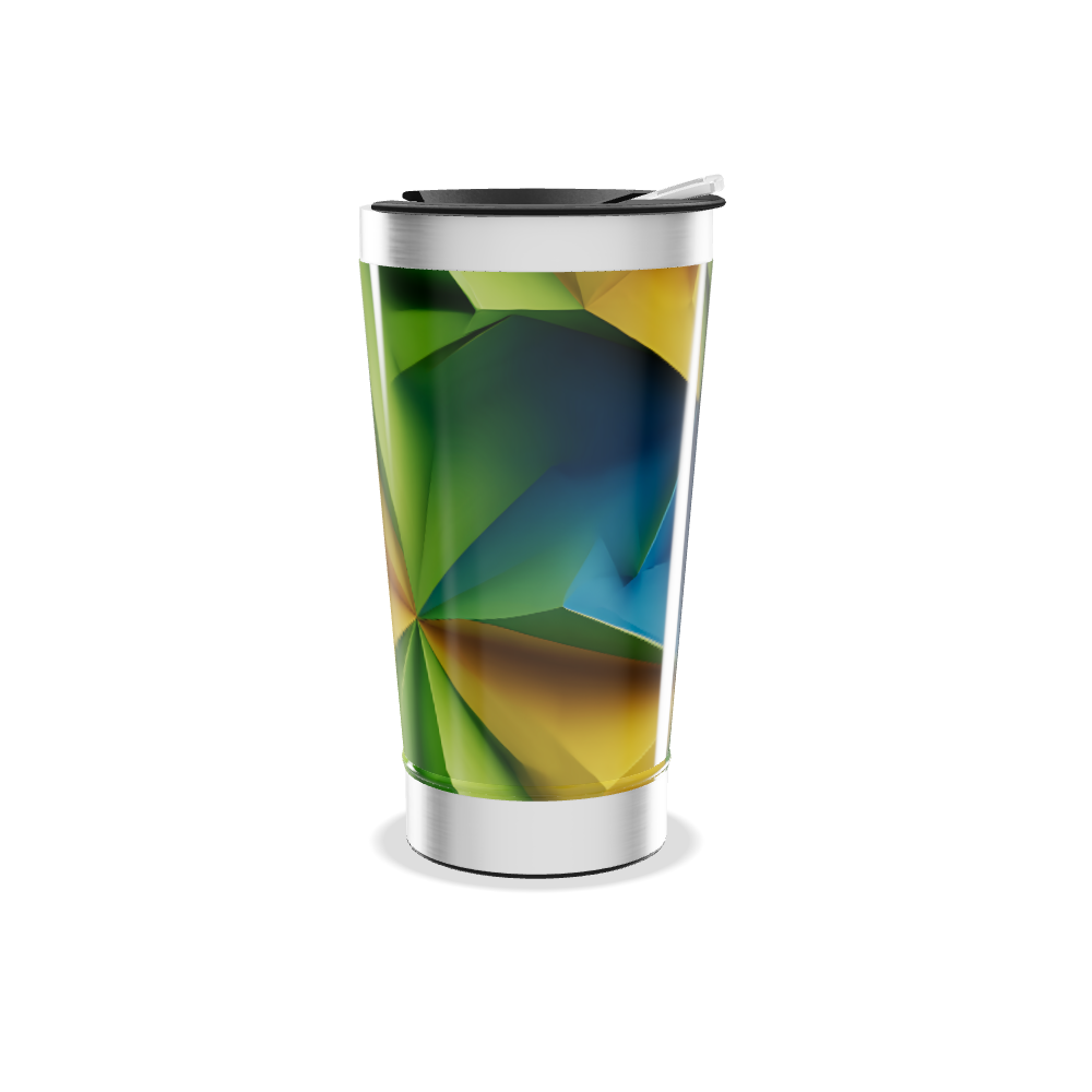 Copo Térmico - Estampa Geométrica Colorida