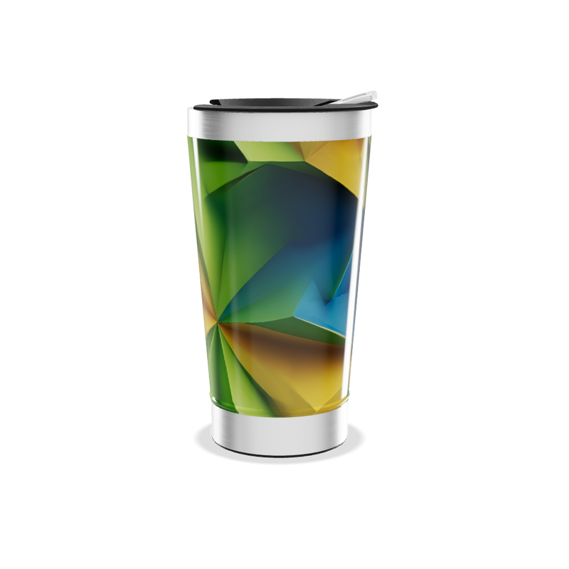 Copo Térmico - Estampa Geométrica Colorida