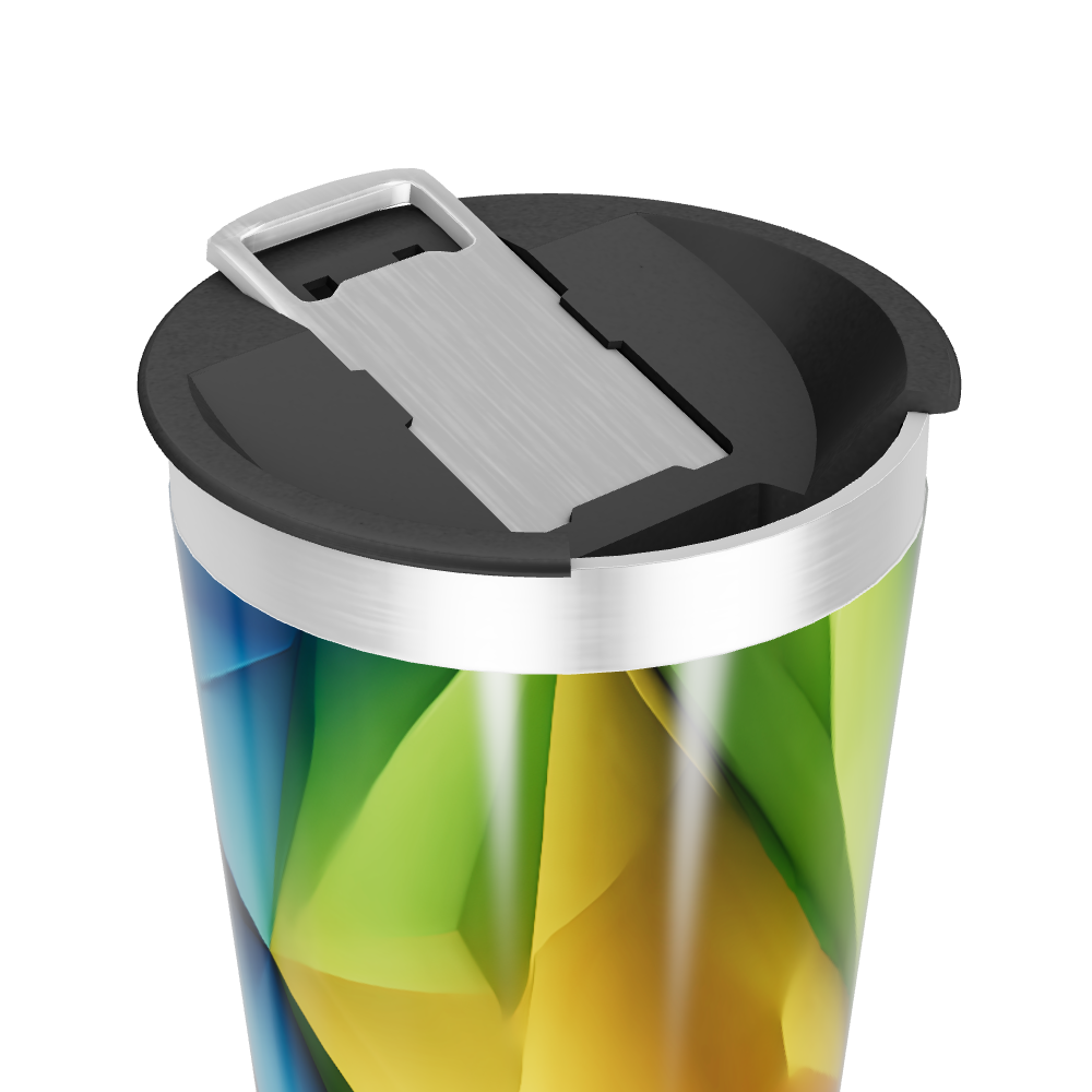 Copo Térmico - Estampa Geométrica Colorida