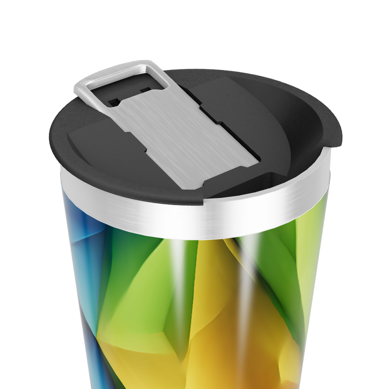 Copo Térmico - Estampa Geométrica Colorida