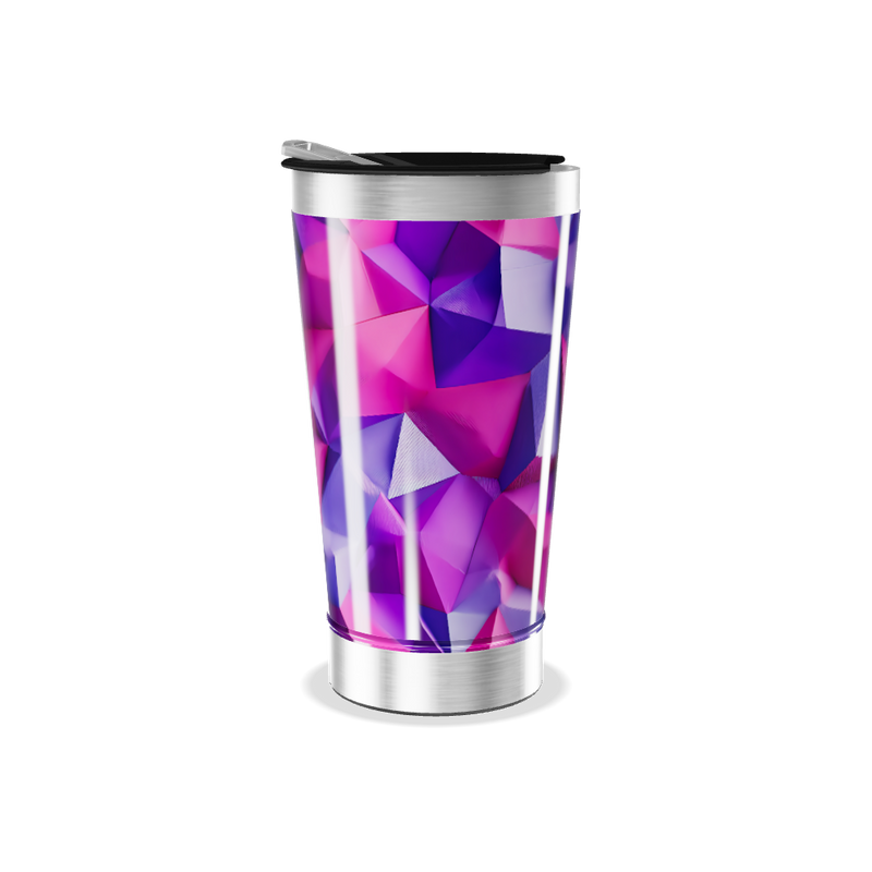 Copo Térmico - Estampa Geométrica Colorida