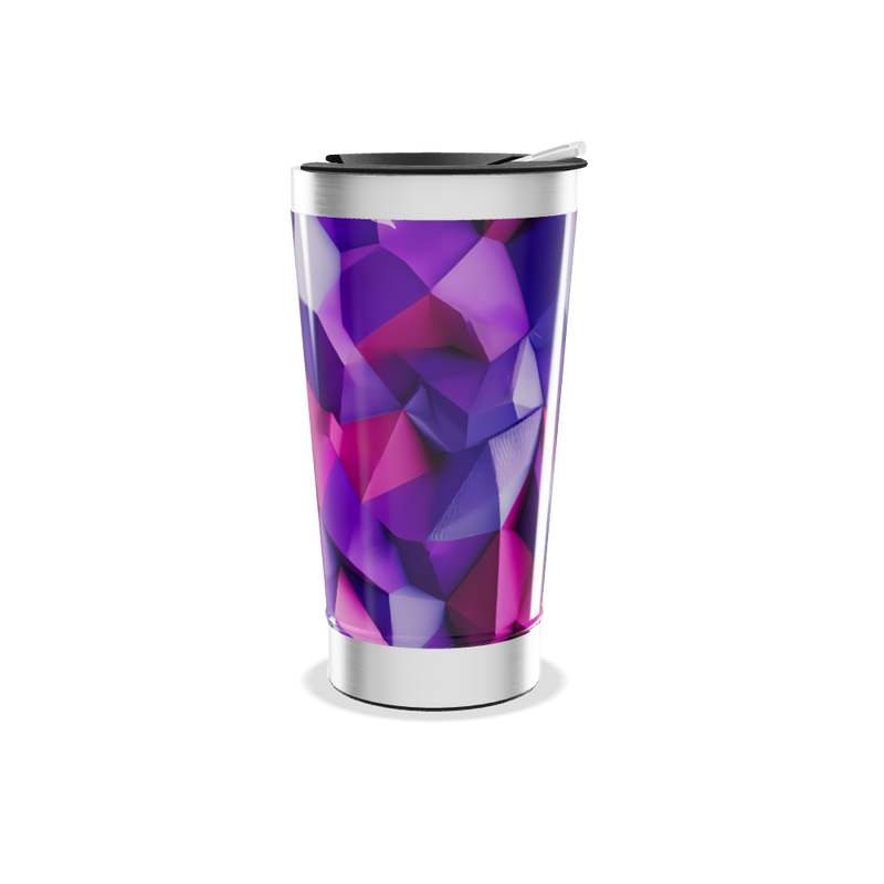 Copo Térmico - Estampa Geométrica Colorida