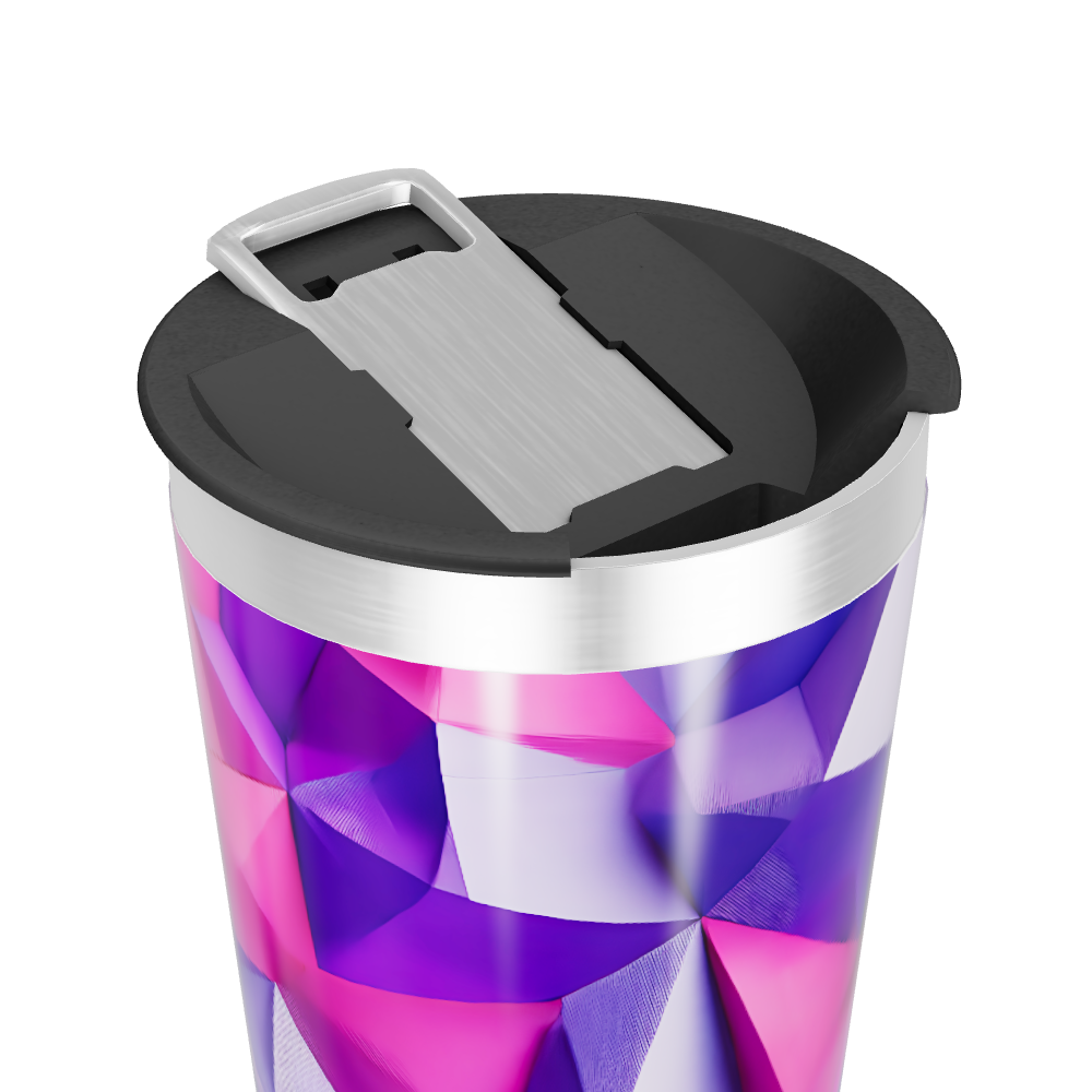 Copo Térmico - Estampa Geométrica Colorida