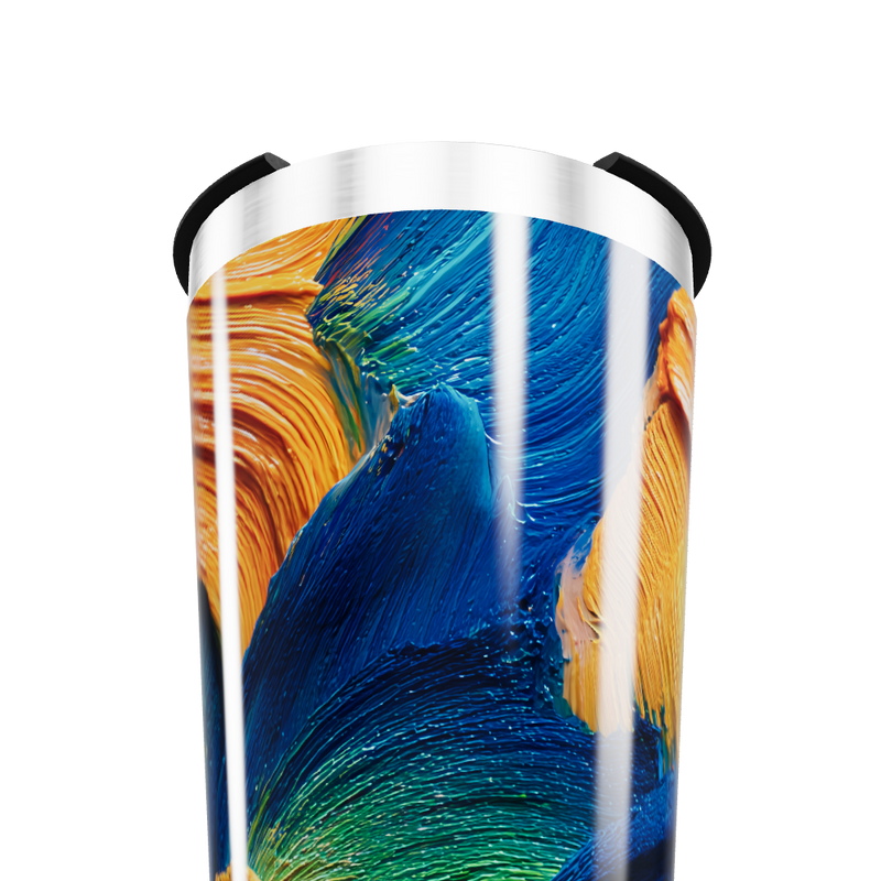 Copo Térmico - Estampa Colorida Abstrata