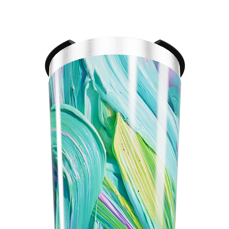 Copo Térmico - Estampa Pinceladas Coloridas