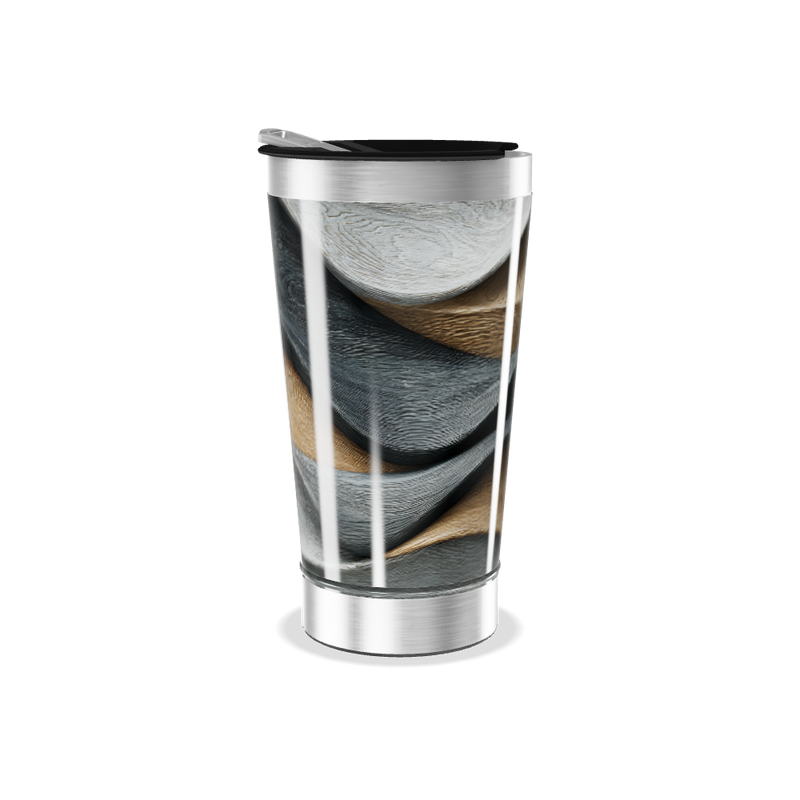 Copo Térmico - Madeira e Aço Inox