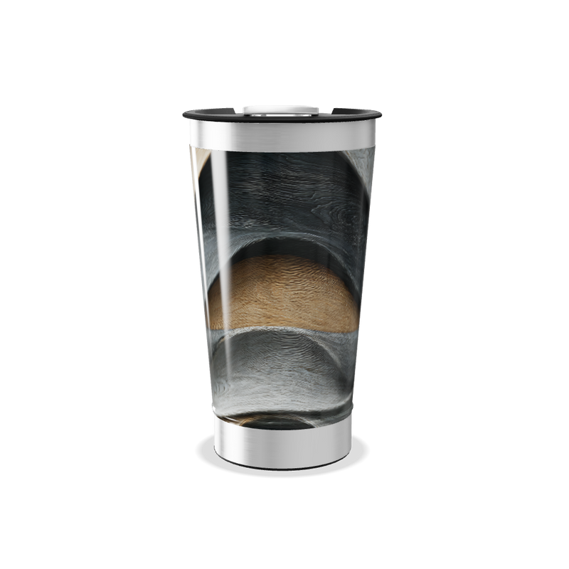 Copo Térmico - Madeira e Aço Inox