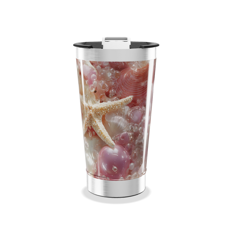 Copo Térmico - Estampa Conchas Oceano