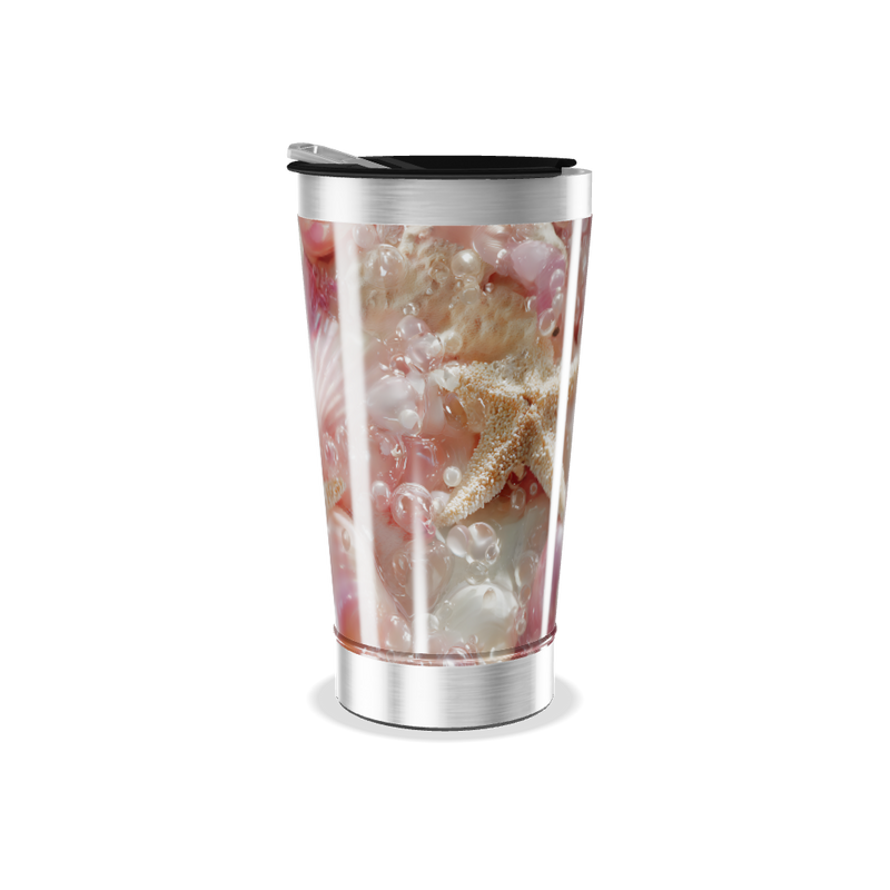 Copo Térmico - Estampa Conchas Oceano