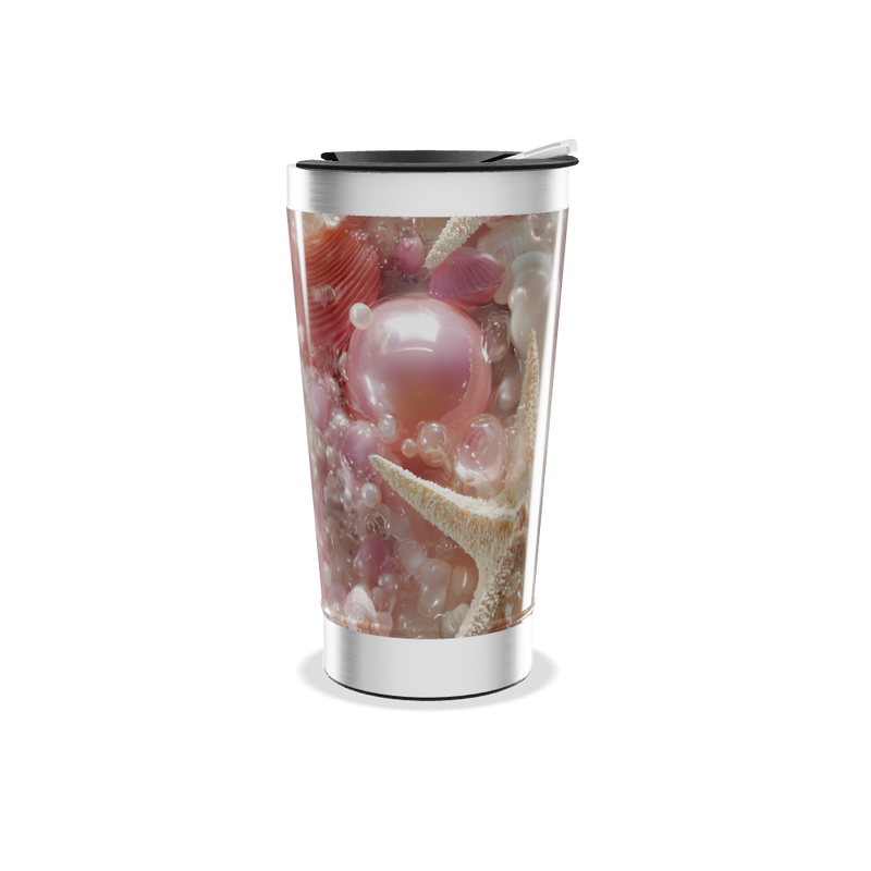 Copo Térmico - Estampa Conchas Oceano