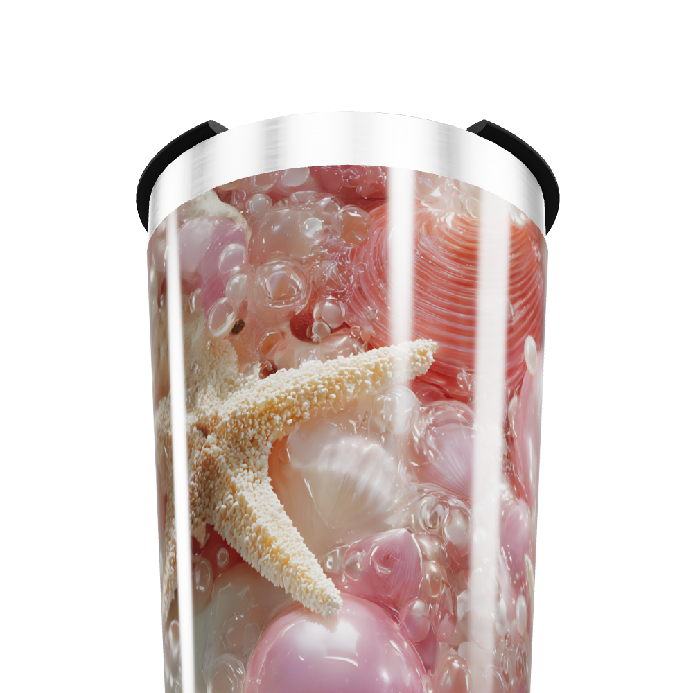 Copo Térmico - Estampa Conchas Oceano