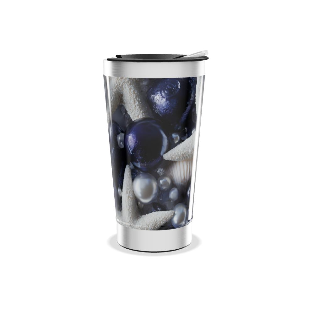 Copo Térmico - Design Perolado Azul