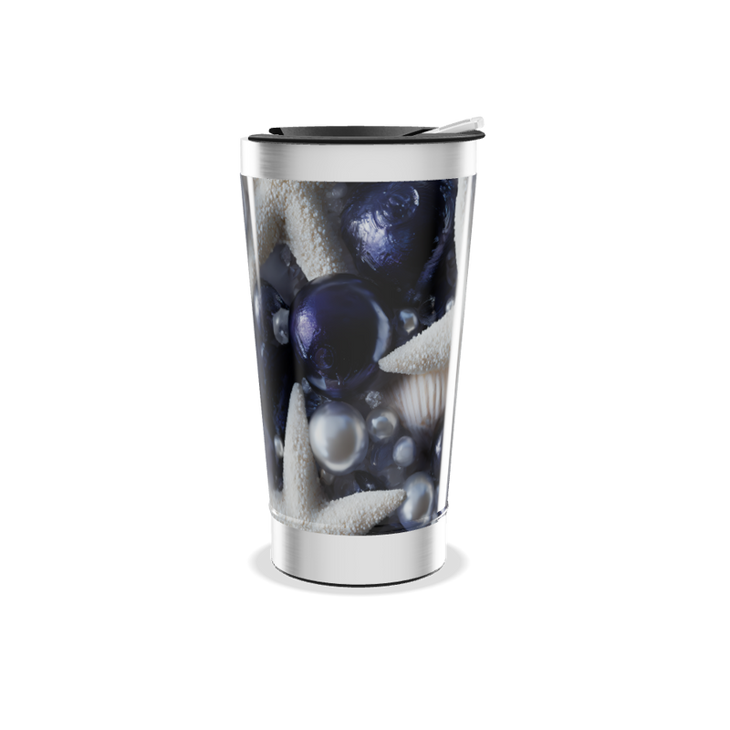 Copo Térmico - Design Perolado Azul