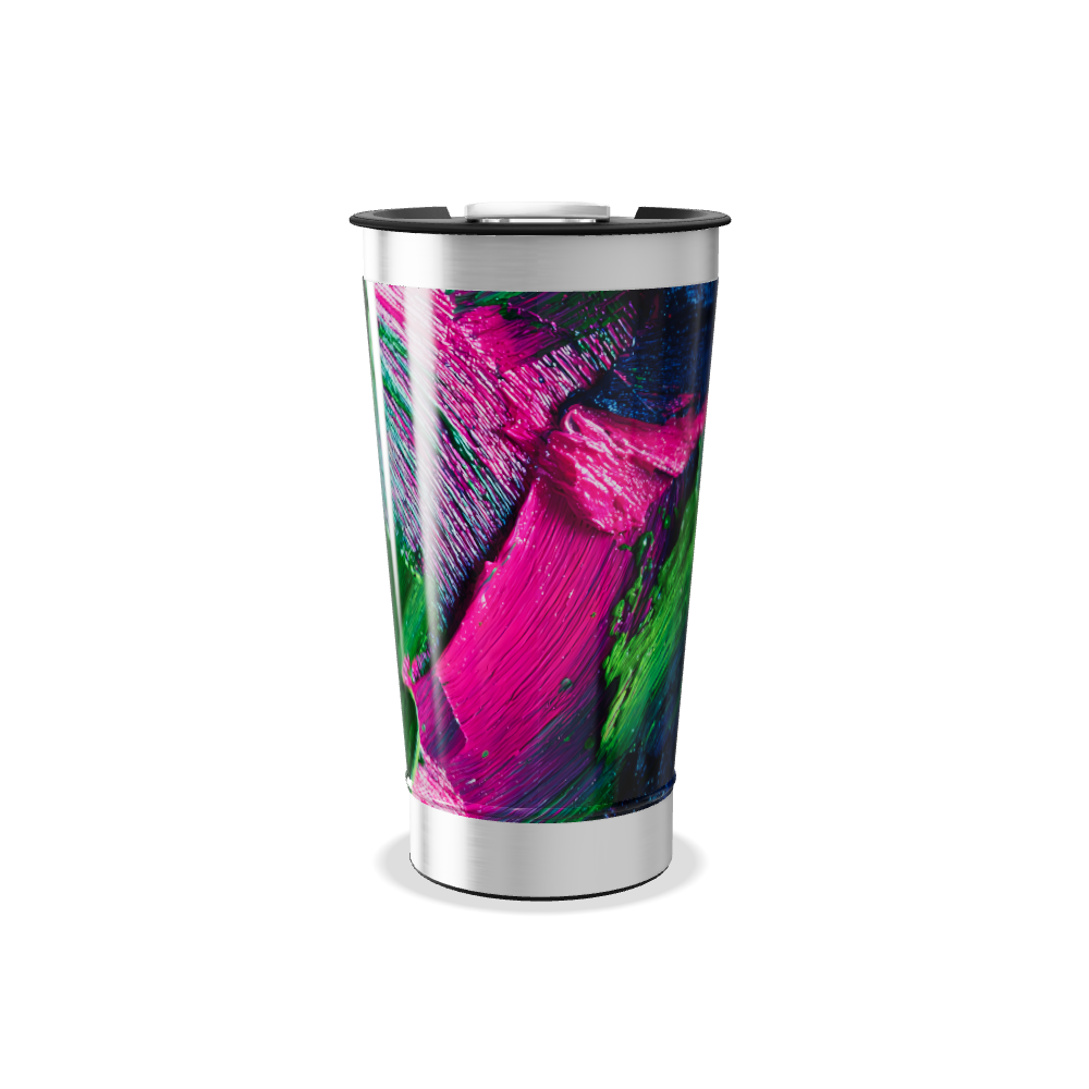 Copo Térmico - Estampa Azul Verde