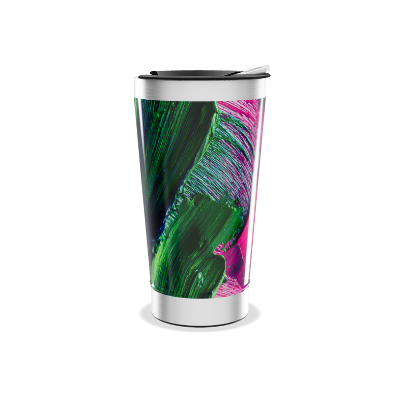 Copo Térmico - Estampa Azul Verde