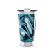 Copo Térmico - Estampa Ondulada Azul