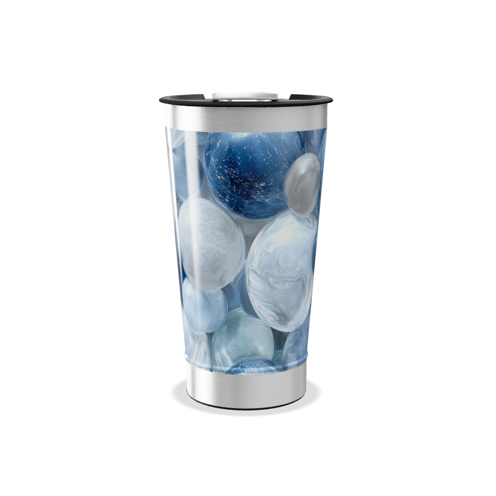 Copo Térmico - Design Esferas Azul