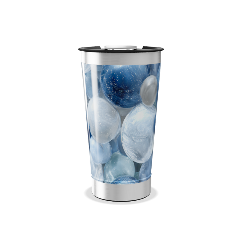 Copo Térmico - Design Esferas Azul