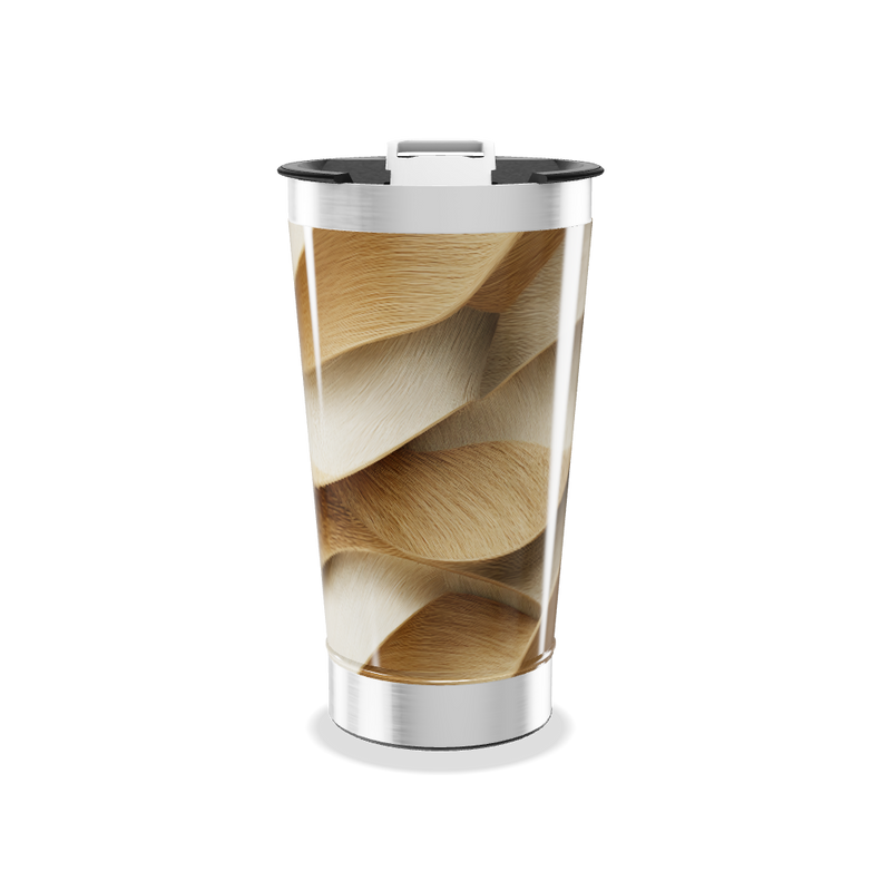 Copo Térmico - Estampa Fibras Naturais