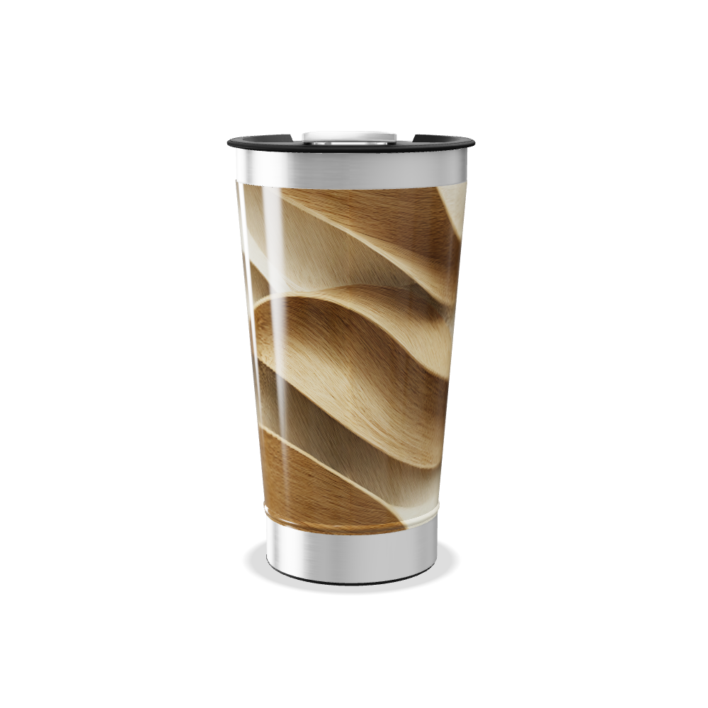 Copo Térmico - Estampa Fibras Naturais