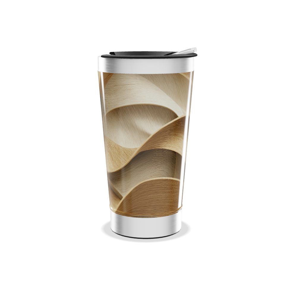 Copo Térmico - Estampa Fibras Naturais