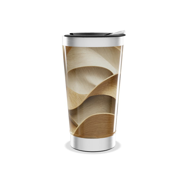 Copo Térmico - Estampa Fibras Naturais