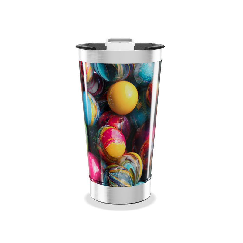 Copo Térmico - Estampa Colorida Aço Inox