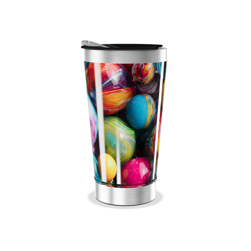 Copo Térmico - Estampa Colorida Aço Inox