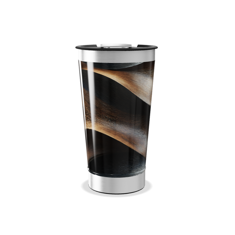 Copo Térmico - Estampa Abstrata Colorida