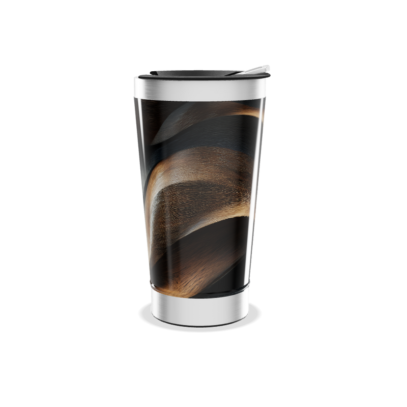 Copo Térmico - Estampa Abstrata Colorida