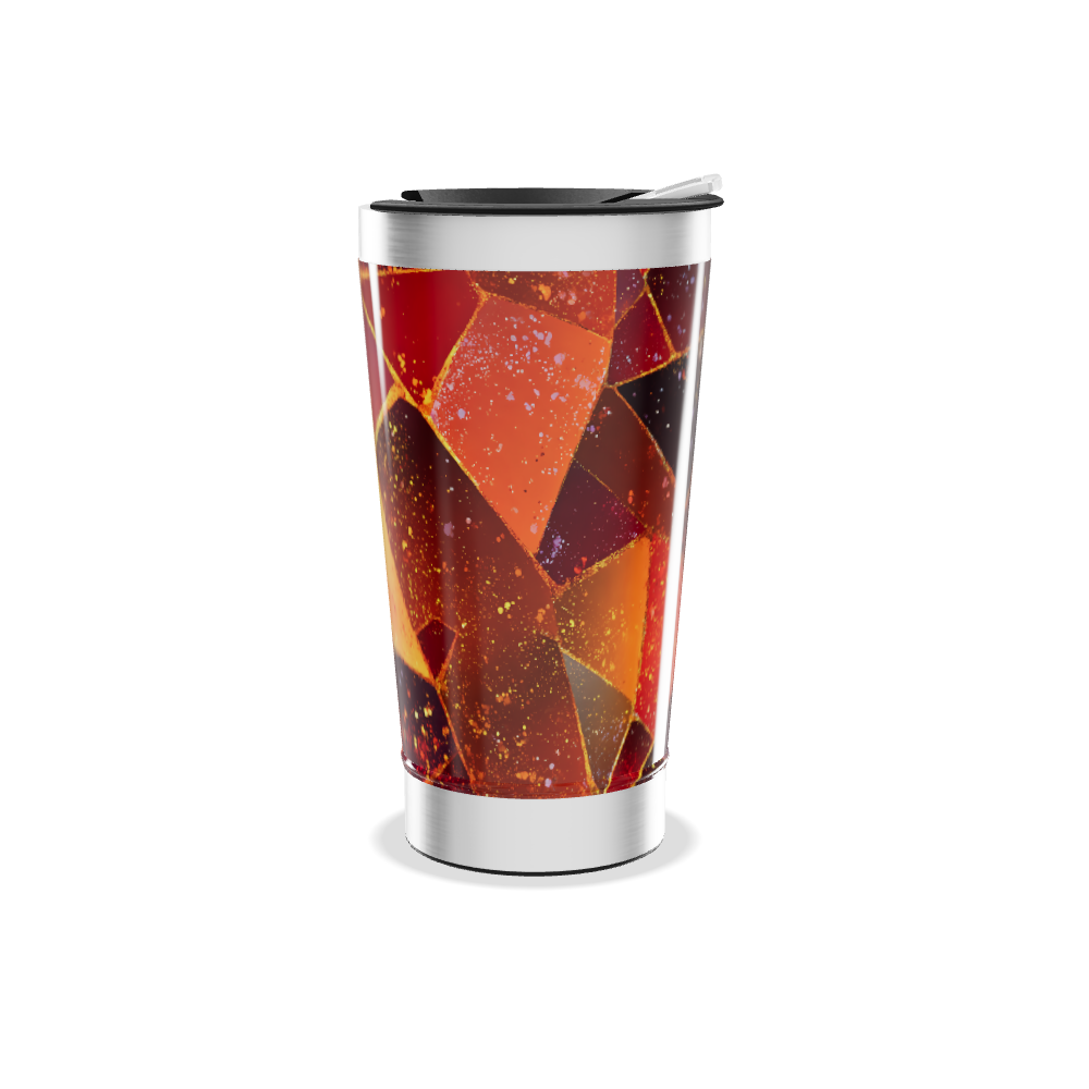 Copo Térmico - Estampa Geométrica Colorida