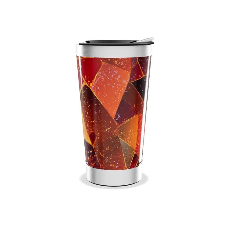 Copo Térmico - Estampa Geométrica Colorida