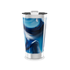 Copo Térmico - Azul Marmorizado aço inox