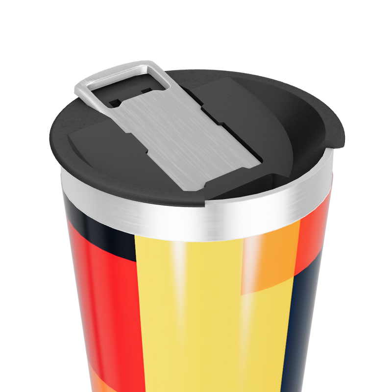 Copo Térmico - Estampa Colorida Geométrica