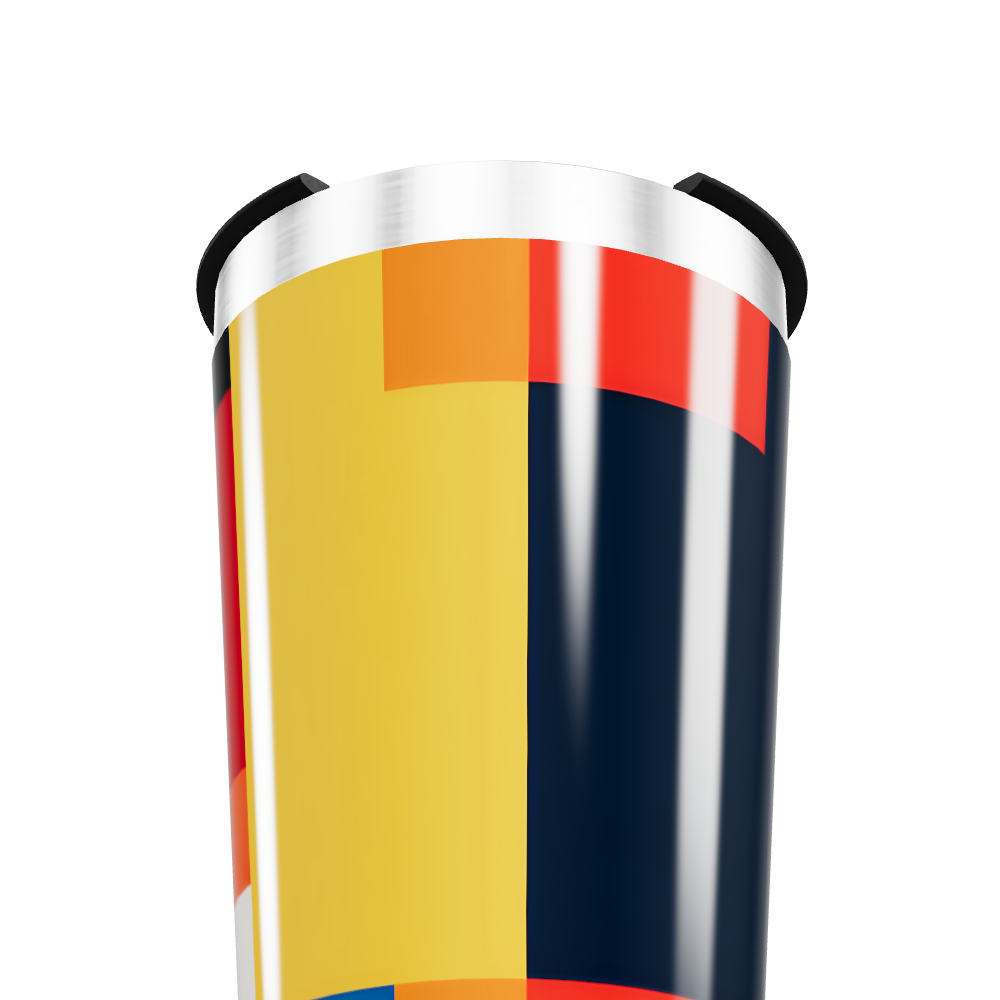 Copo Térmico - Estampa Colorida Geométrica