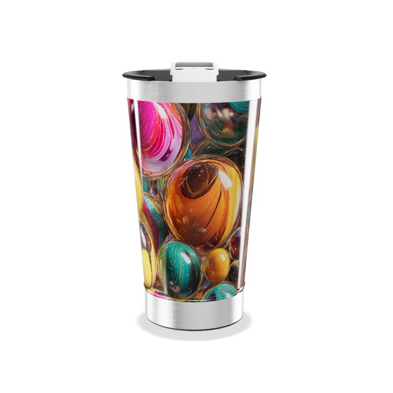 Copo Térmico - Estampa Bolhas Coloridas