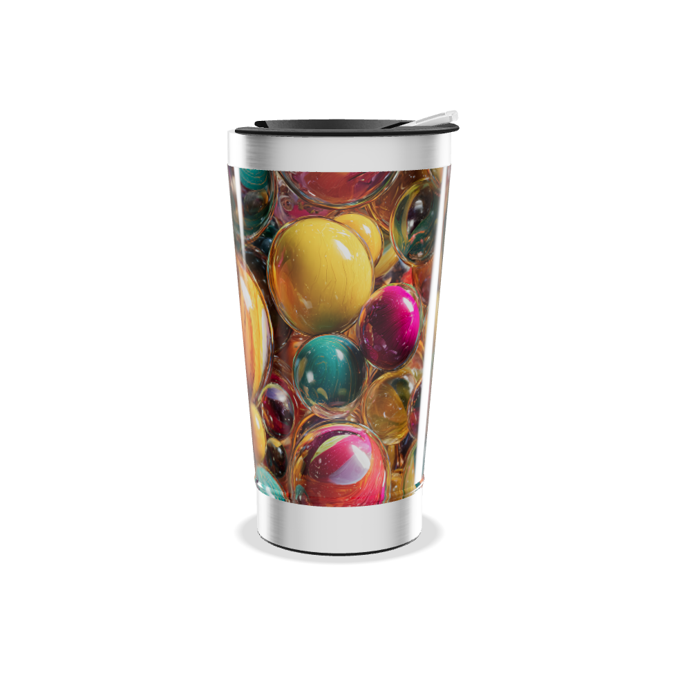 Copo Térmico - Estampa Bolhas Coloridas